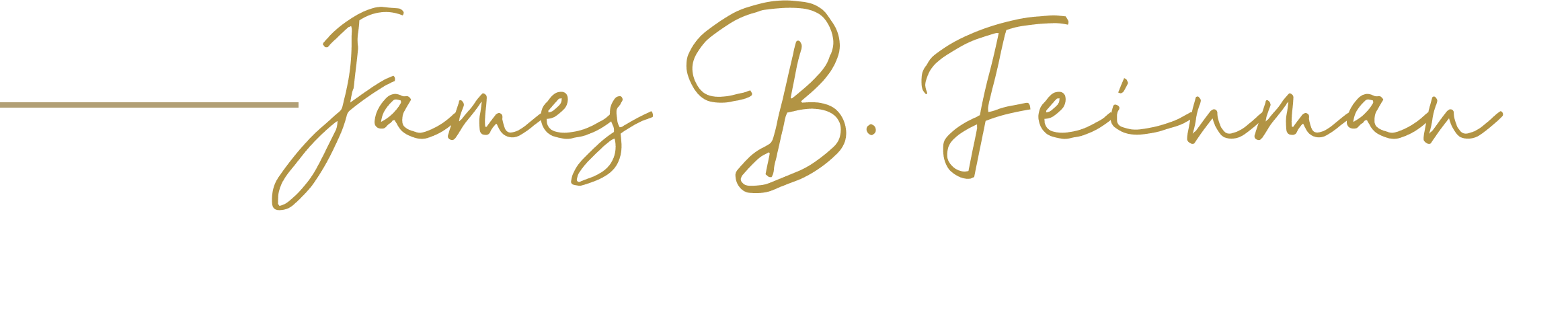 James B. Feinman Signature