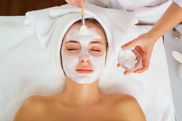 A facial treatment