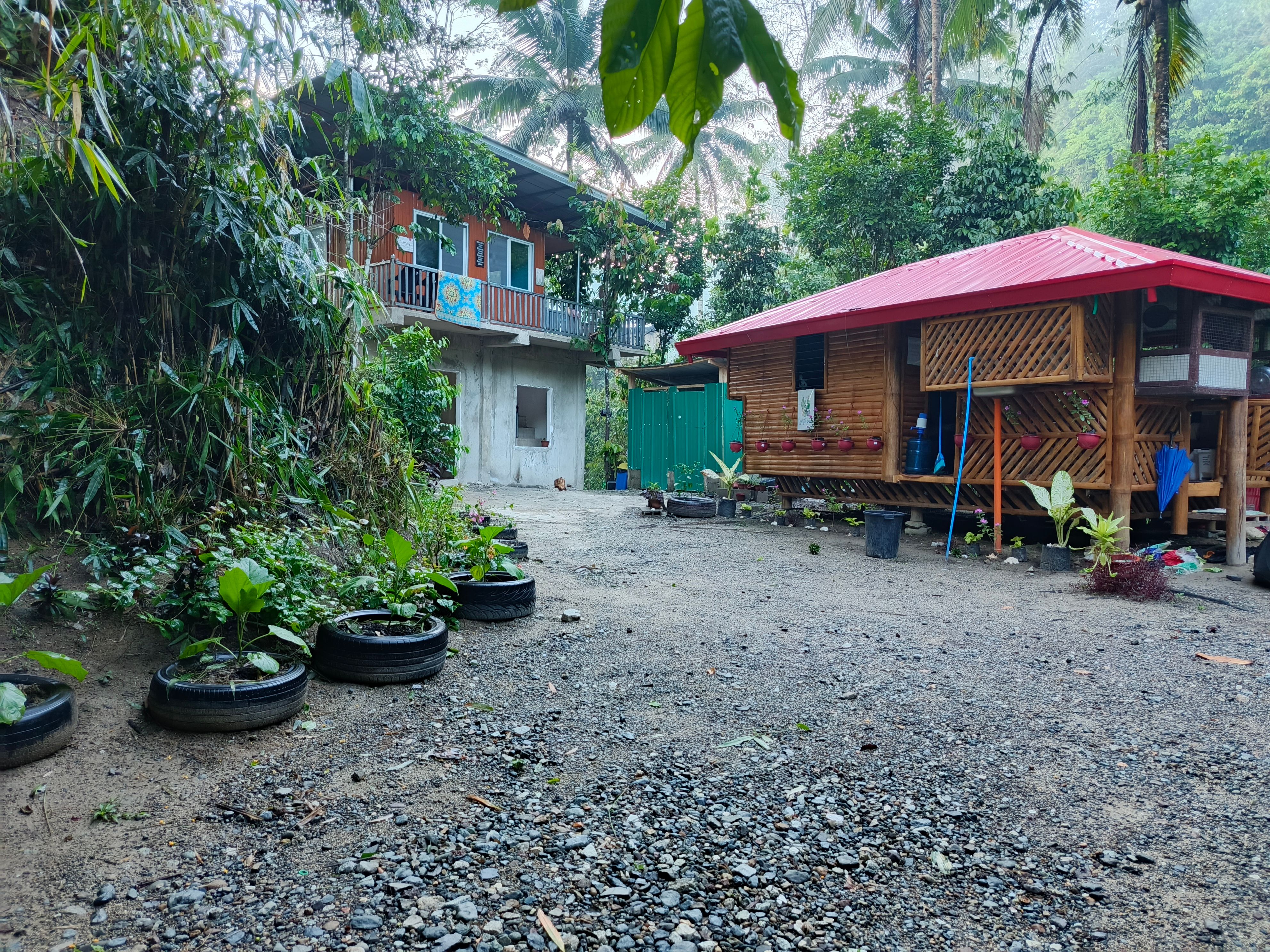 Our native house, located in front of the multipurpose building.