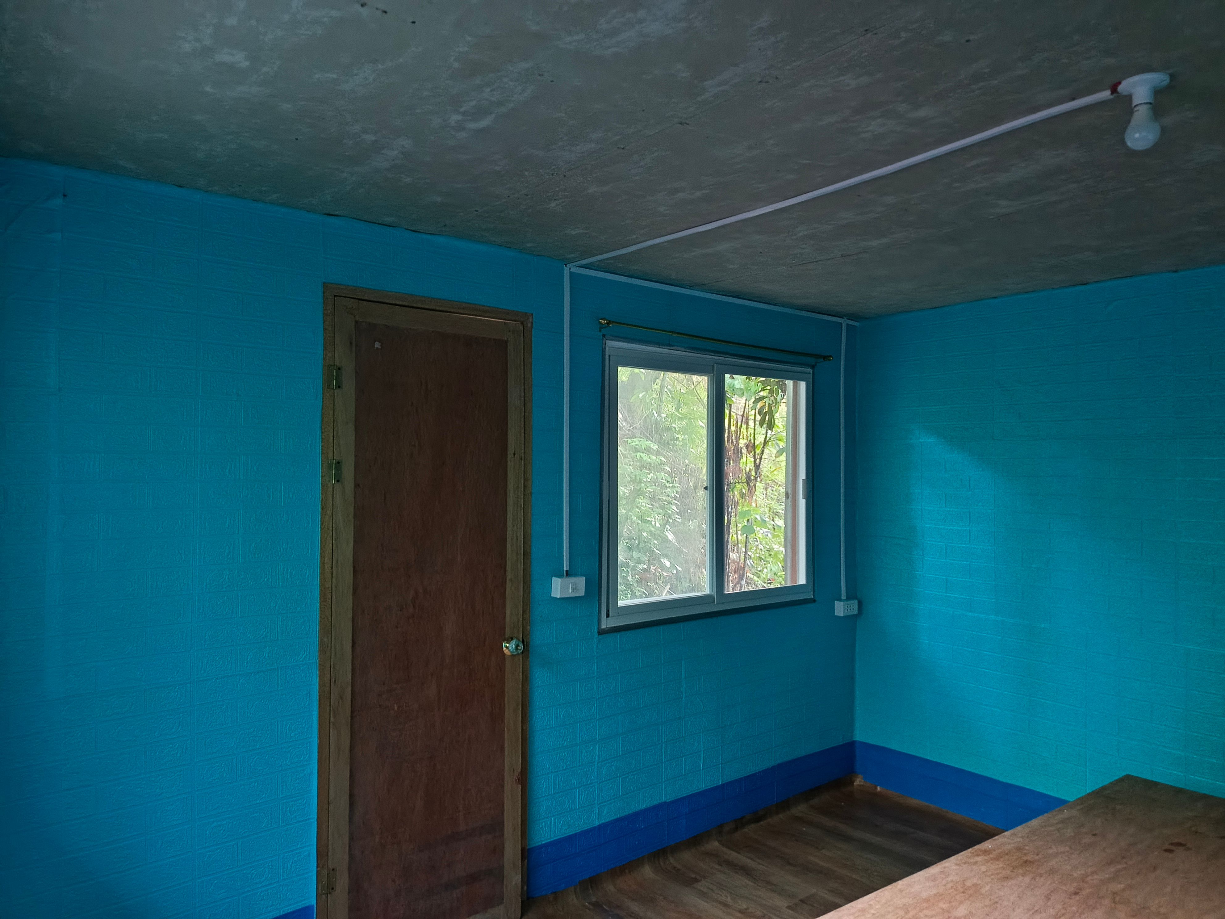 One of the rooms where visitors and patients can stay — three of four rooms are currently available.