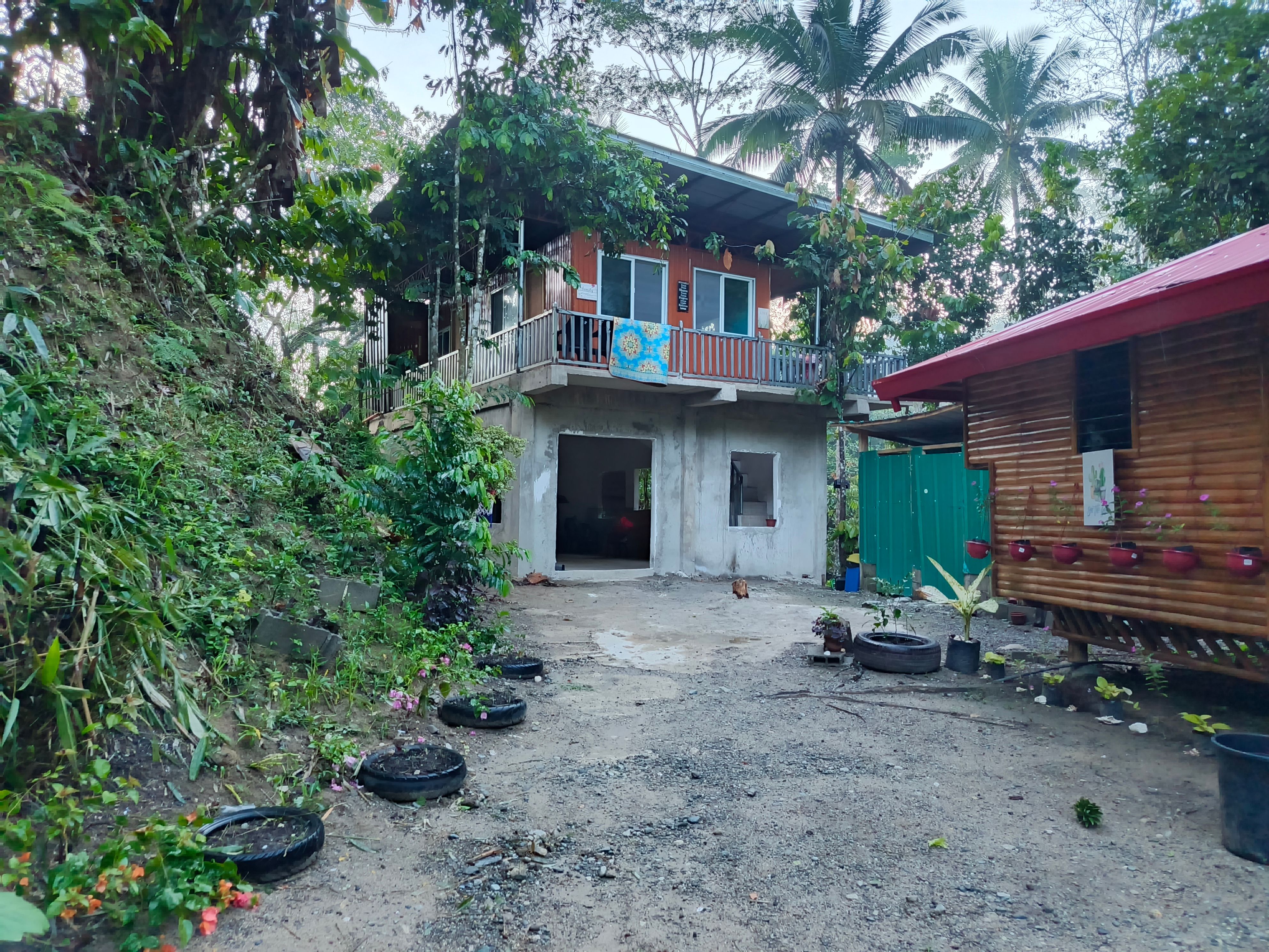 Our native house, located in front of the multipurpose building.