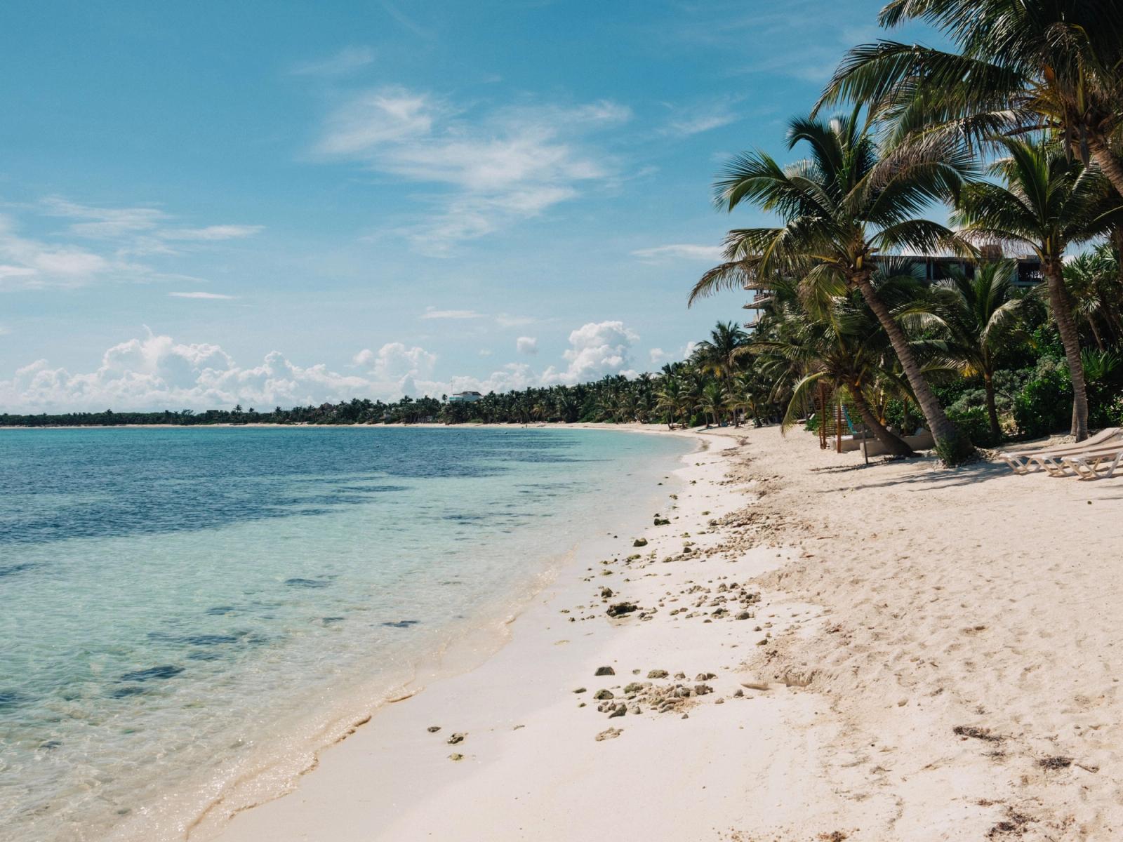 Soliman Bay beach in Tulum