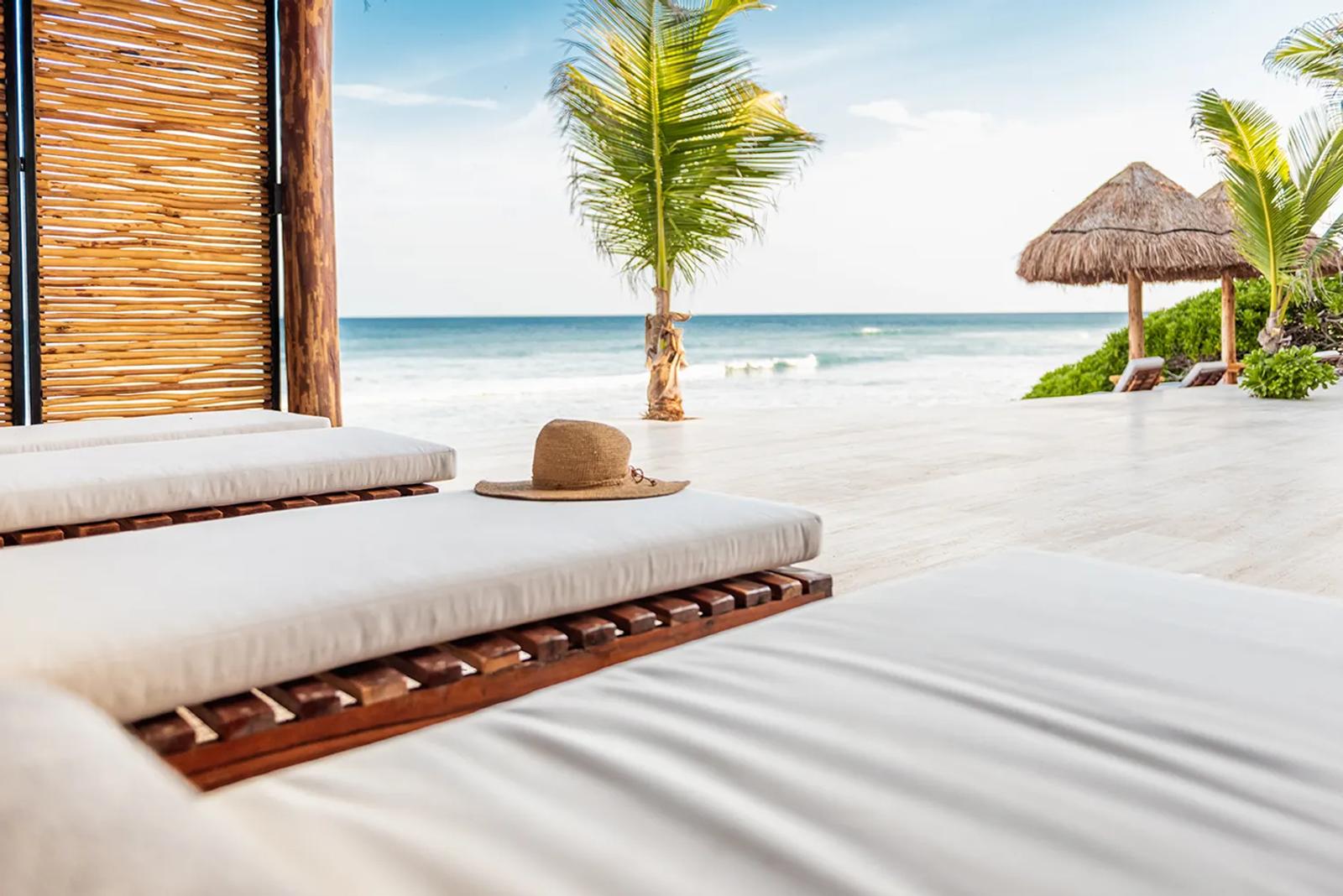 The view from villa Bella Vita in Tankah Bay, Tulum