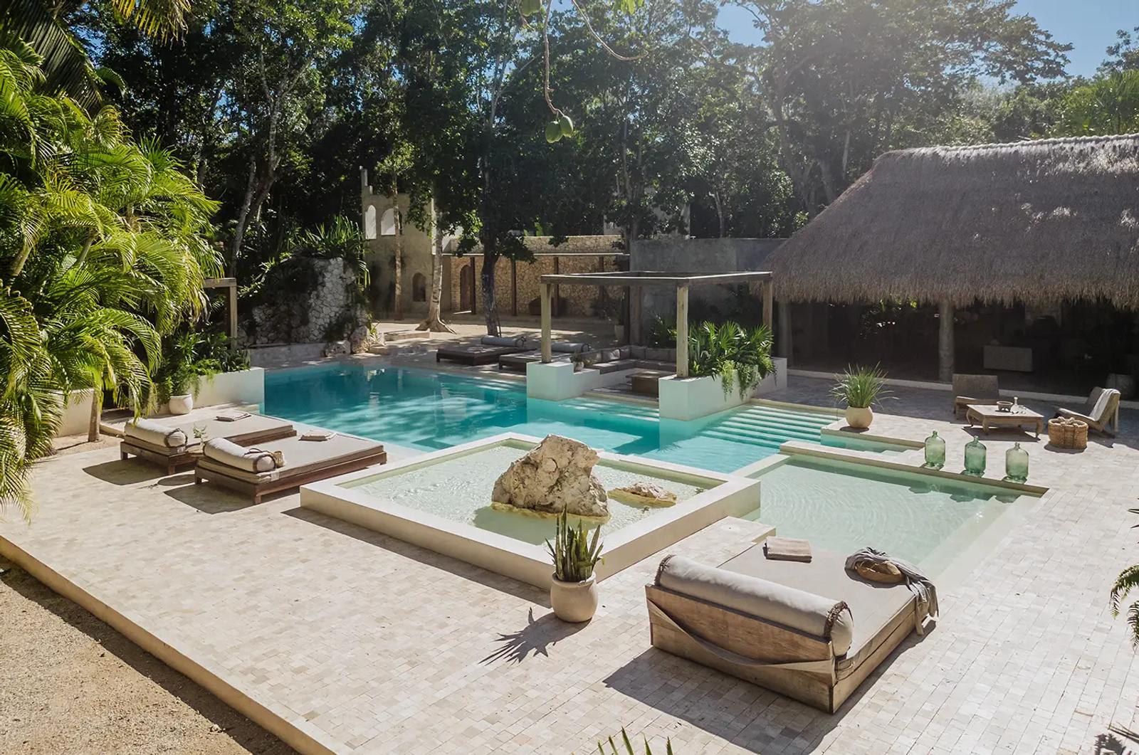 Villas pour grands groupes en Riviera Maya