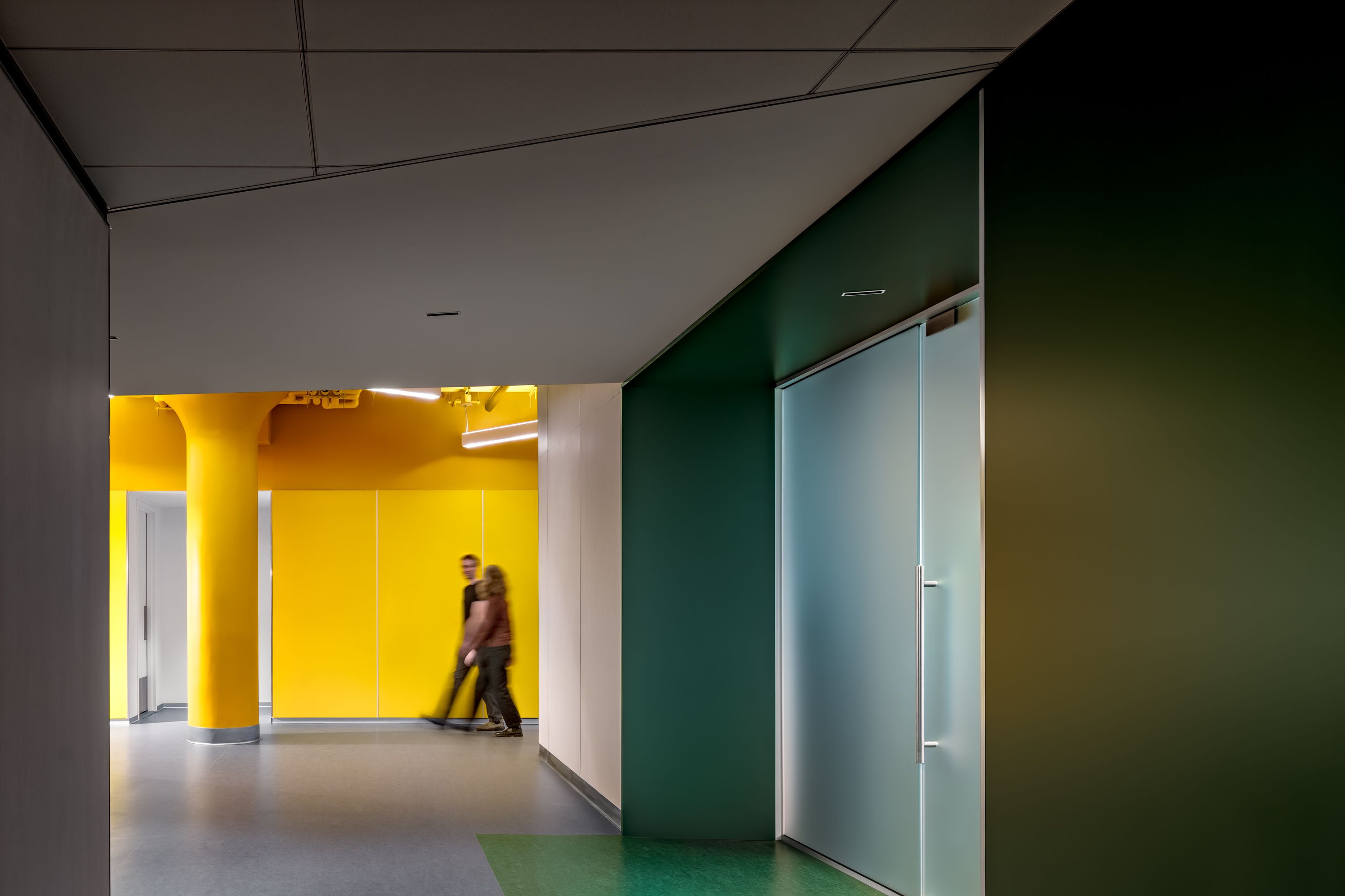 Colorful corridor