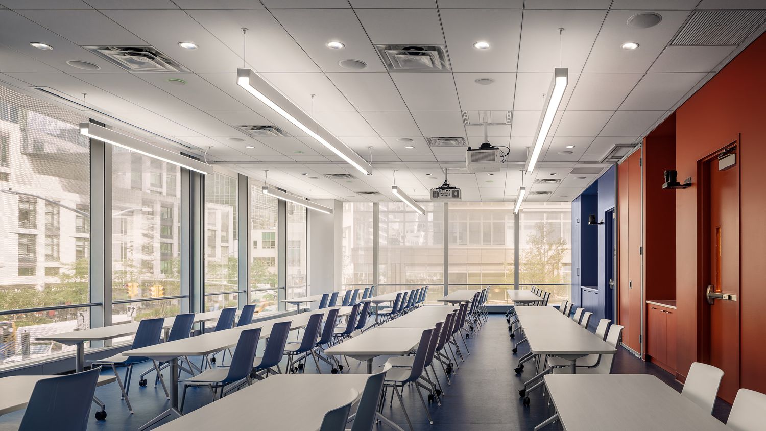 View of Multipurpose Room in study hall configuration