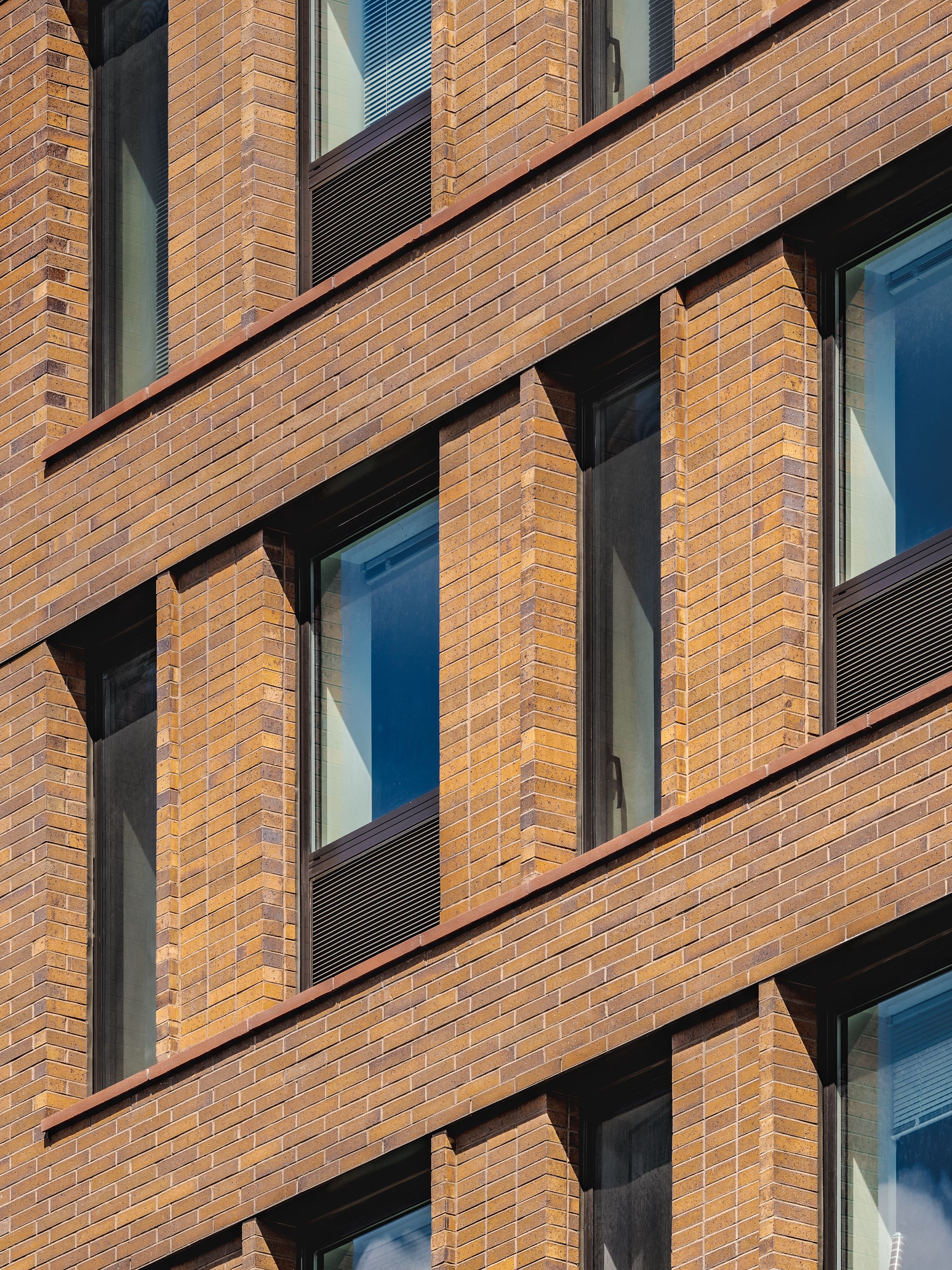 Detail of the facade brick