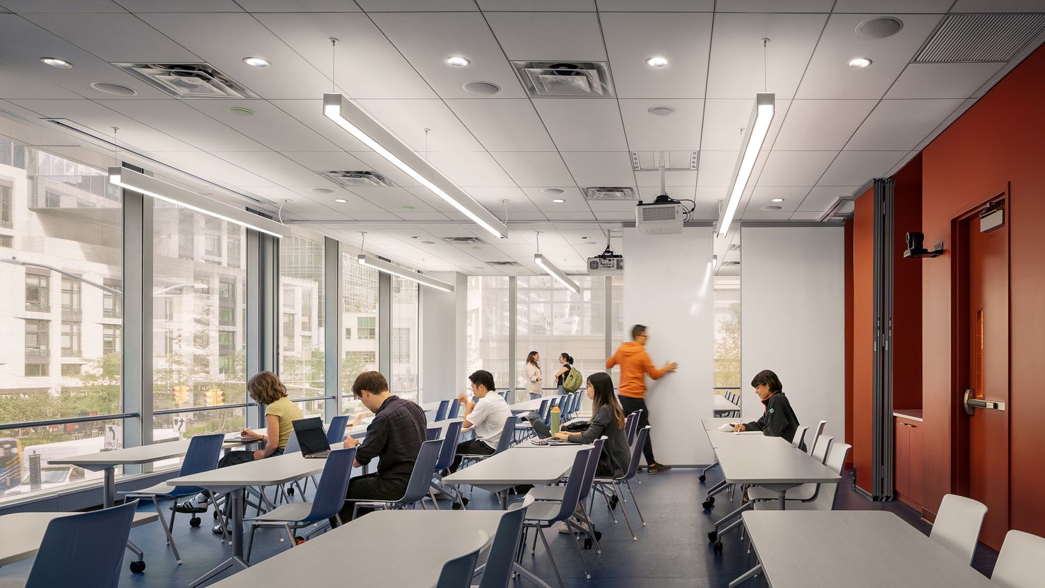 View of Multipurpose Room with movable partitions