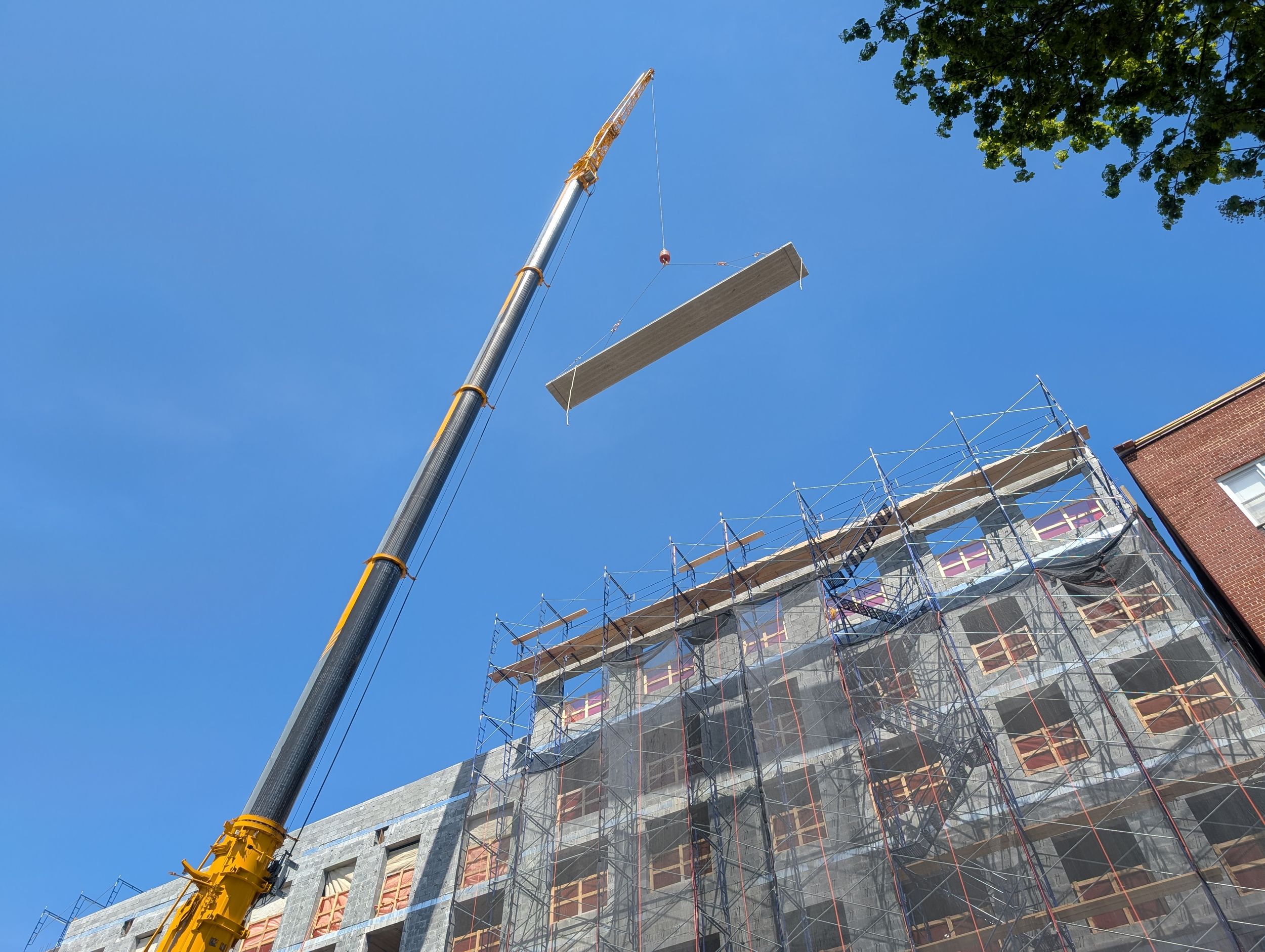 The Woodhaven tops out