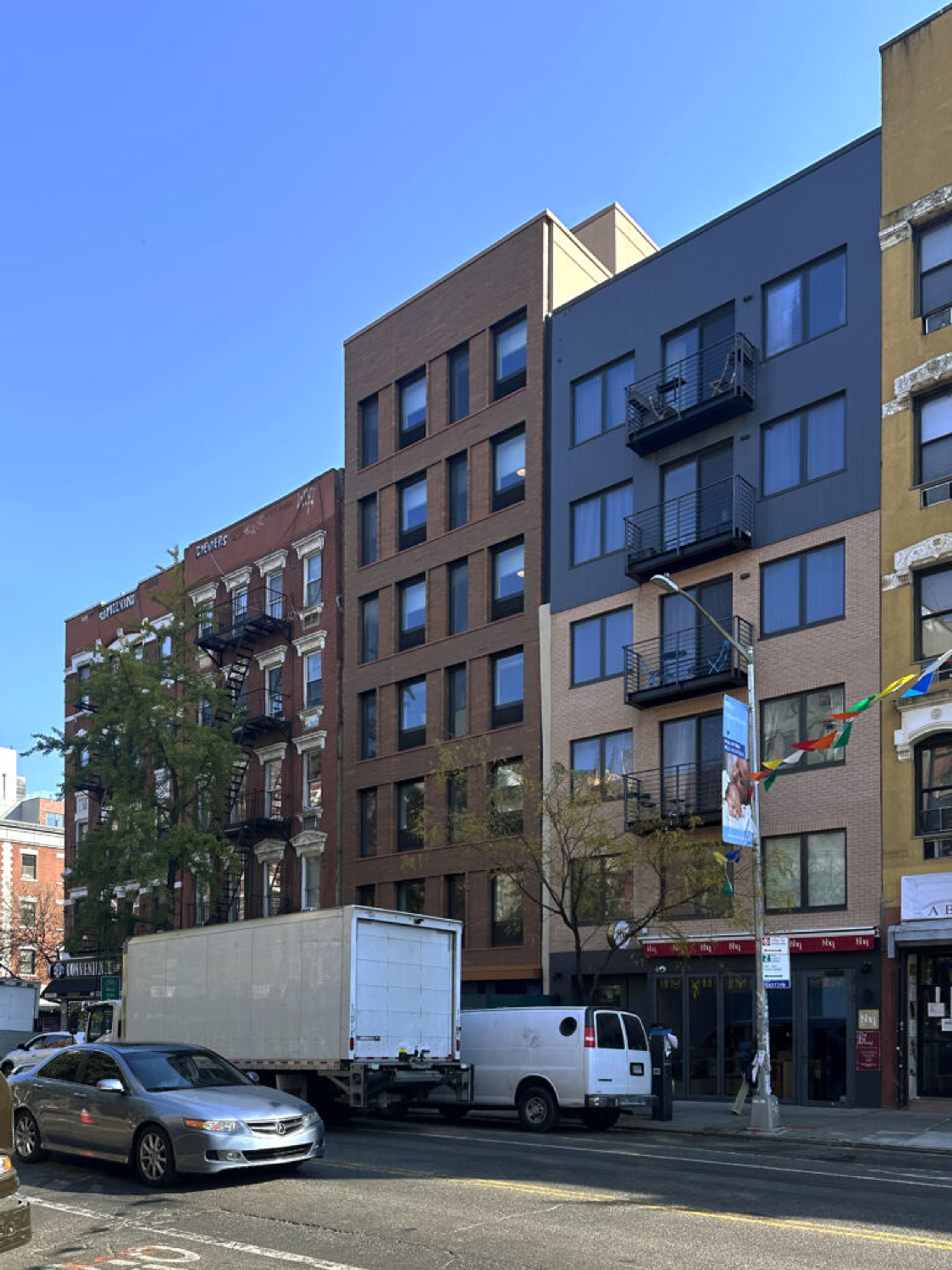 View of Avenue A's front facade