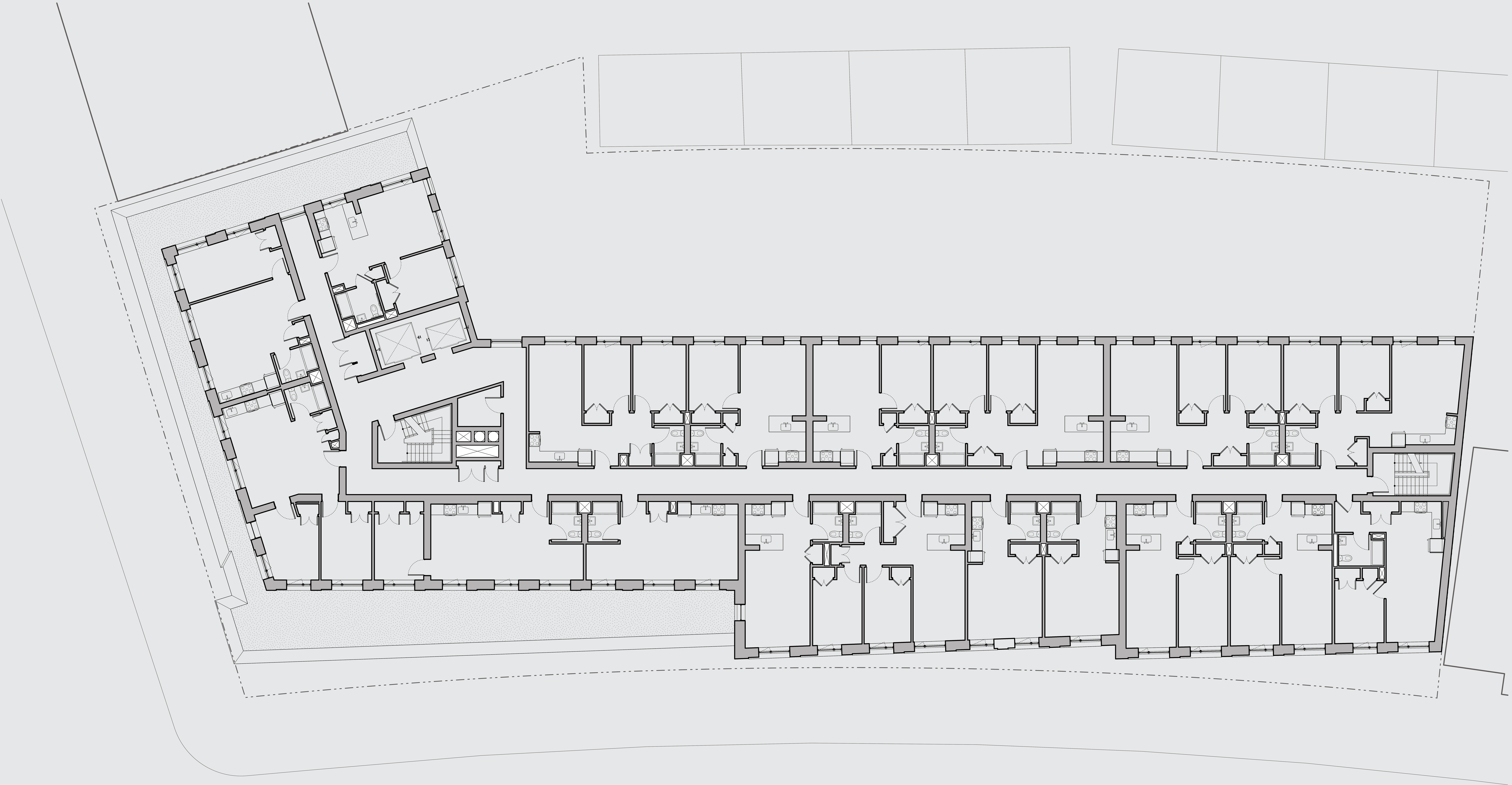 Typical upper floor plan of the Woodhaven
