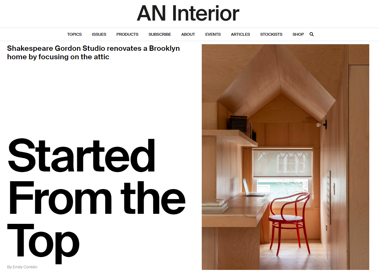 Ditmas House featured by AN Interior
