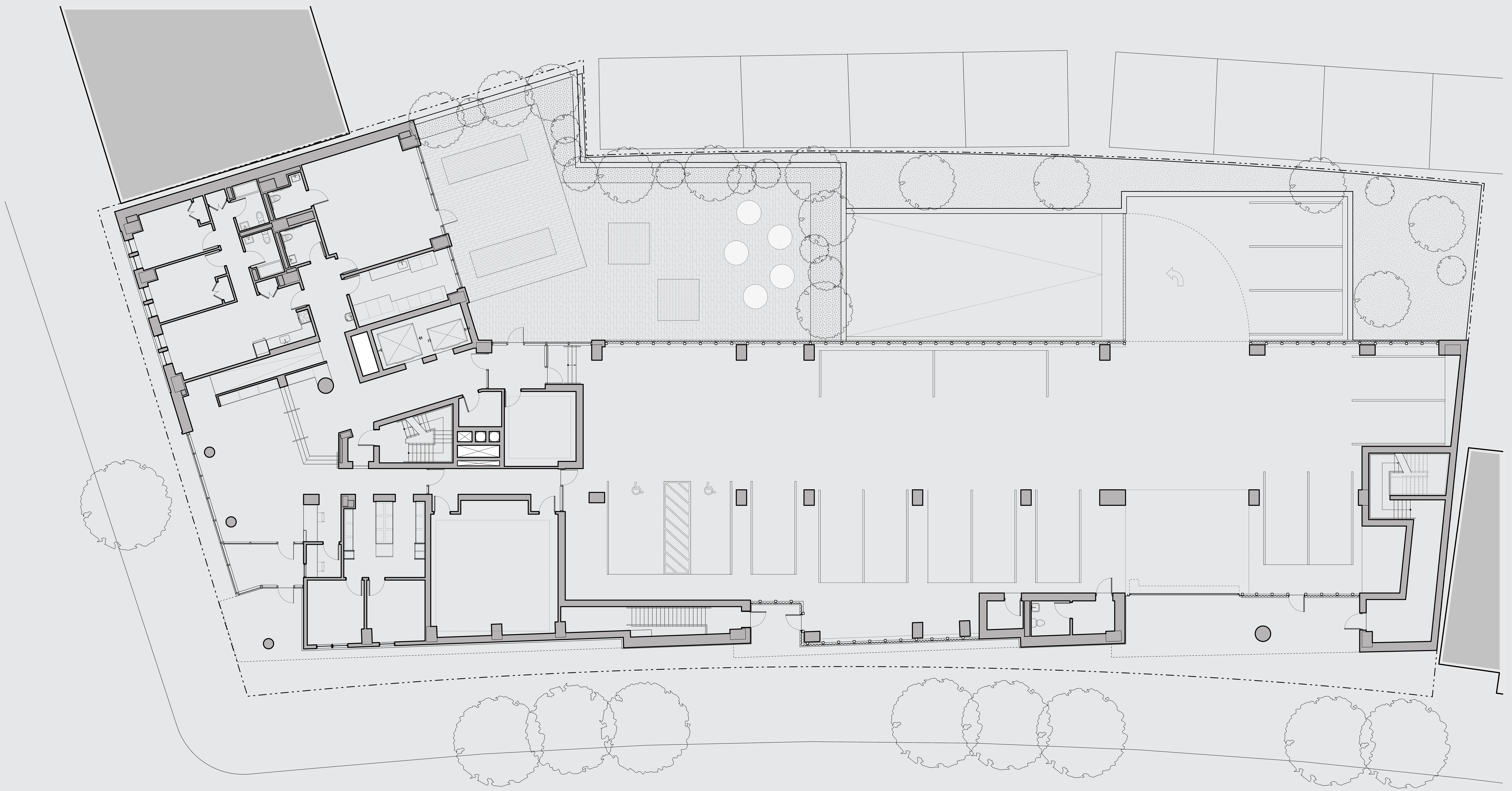 First floor plan of the Woodhaven