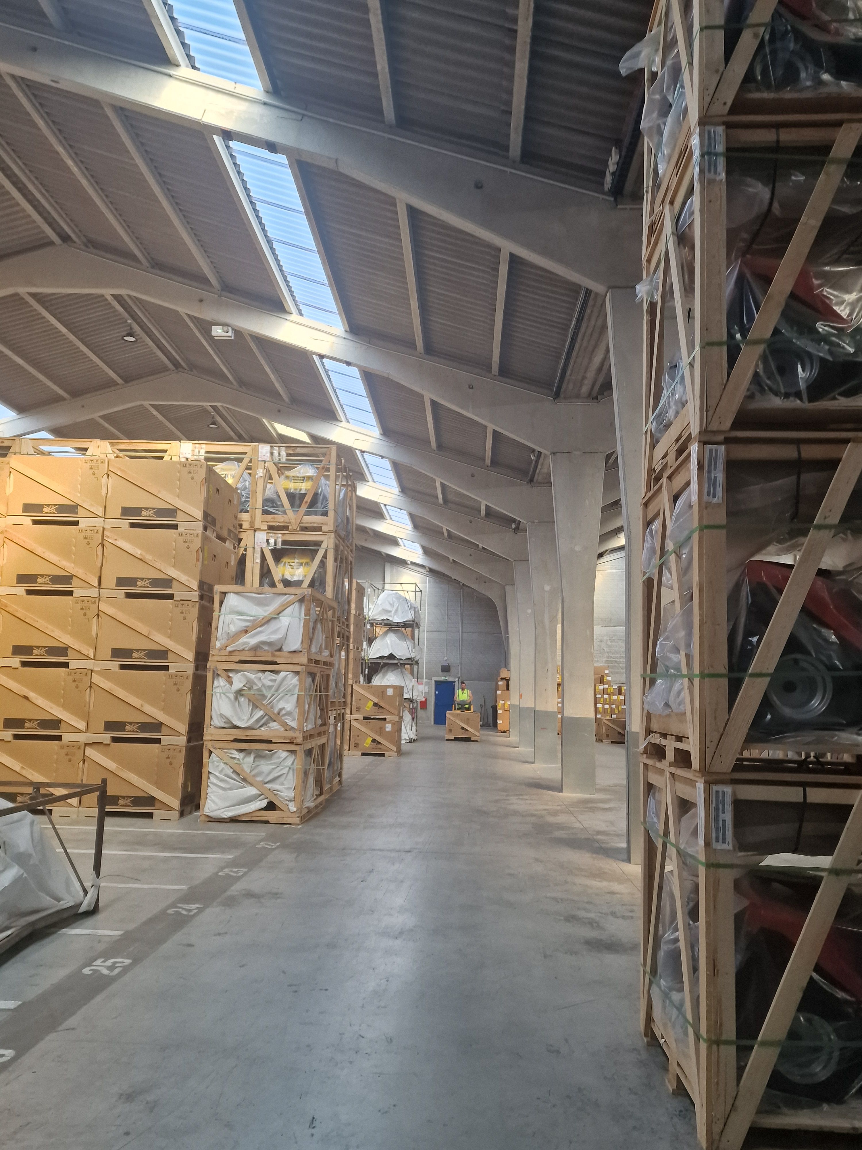Équipe EC Logistique sur le site de Martin-Église