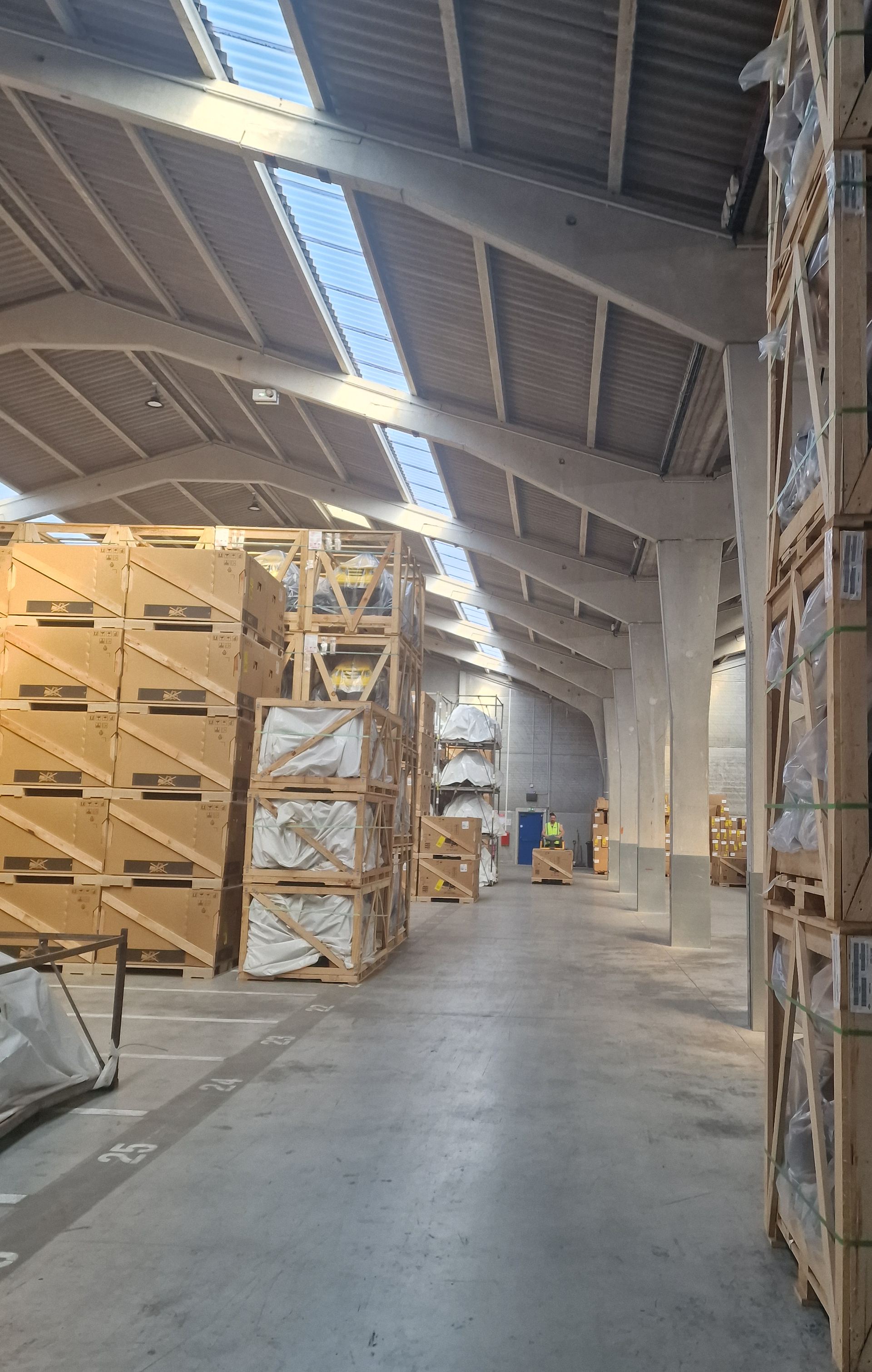 Équipe EC Logistique sur le site de Martin-Église