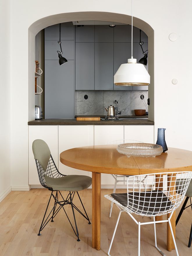 Artek AMA 500 pendant, white - brass