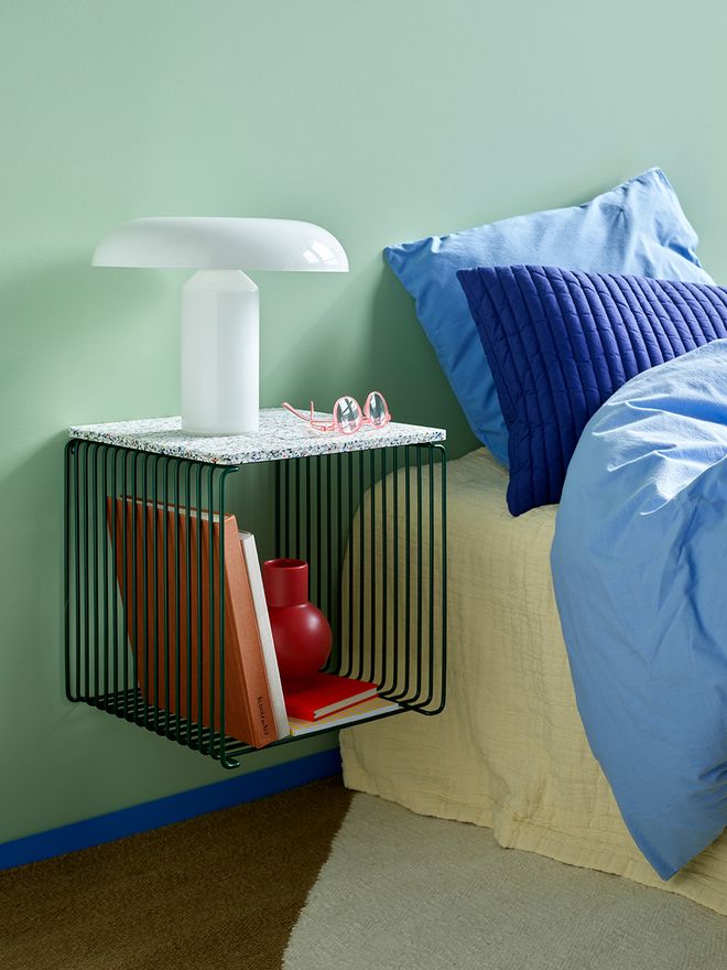 Image of bright-colored furniture from the brand Montana.