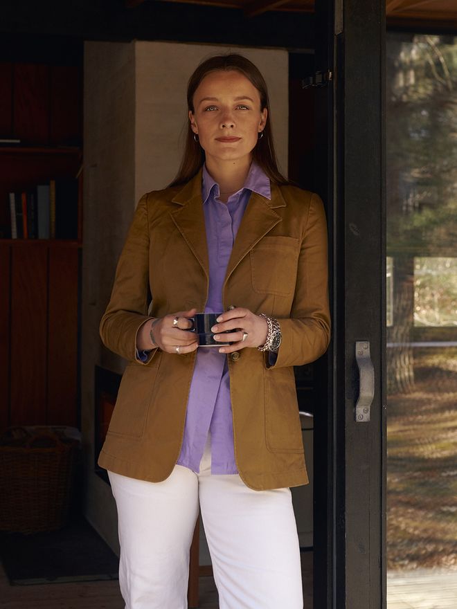 Kuva, jossa tanskalaisbrändi Muuton Design Manager, Marie Hesseldahl.