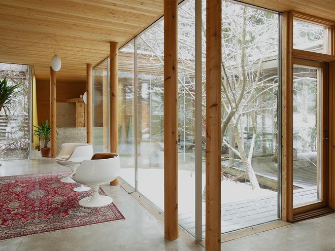 Living room in Villa Lena, Espoo