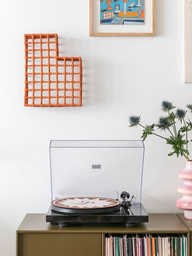 A turntable