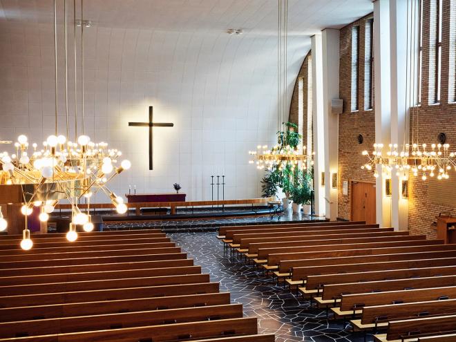 Meilahti Church interior