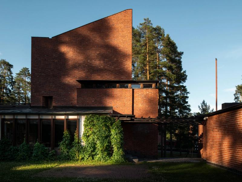 Facade of the Säynätsalo Town Hall