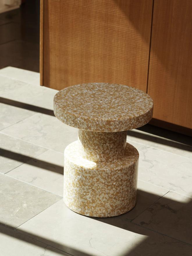 Bit Stool in a new mustard-yellow color