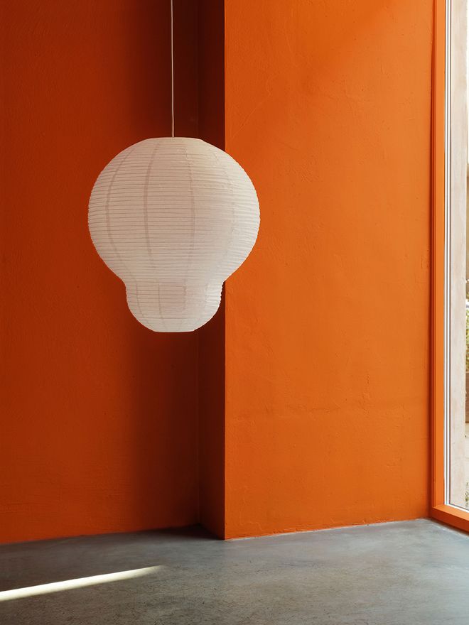 Normann Copenhagen Puff Bulb rice paper lampshade