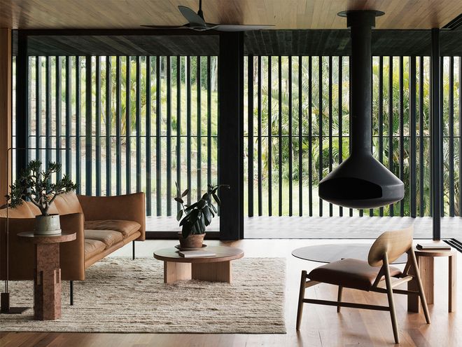 An image of the living room at Federal House, designed by Edition Office.