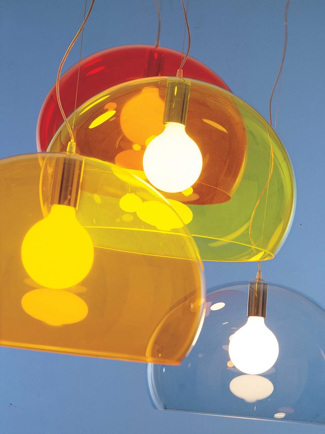 Kartell FL/Y pendant lamp, orange