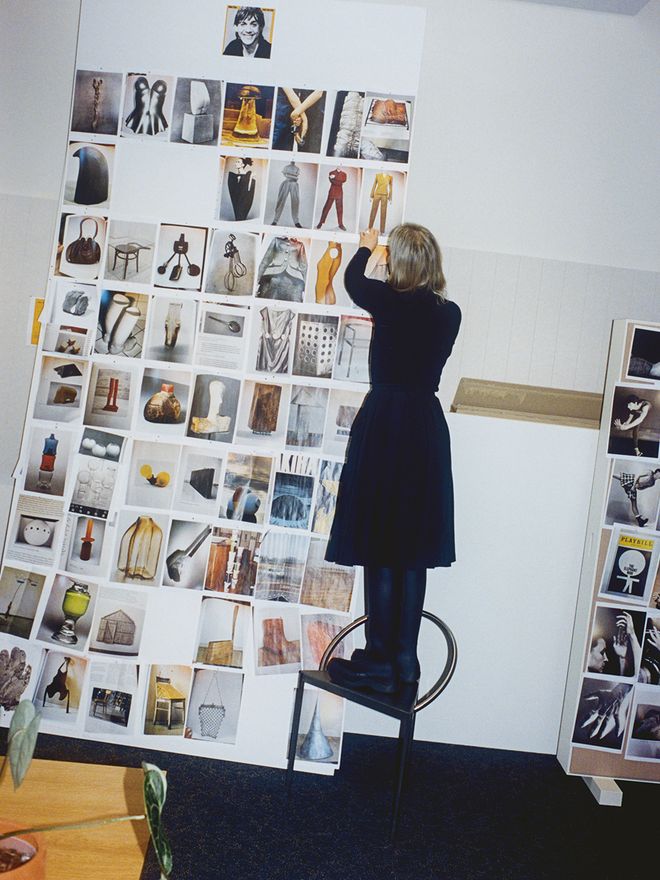 A portrait of Janni Vepsäläinen, creative director of Iittala