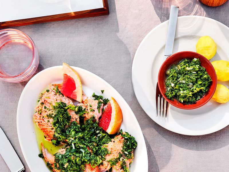 Herb salmon and other delicious, tangy recipes for the fall