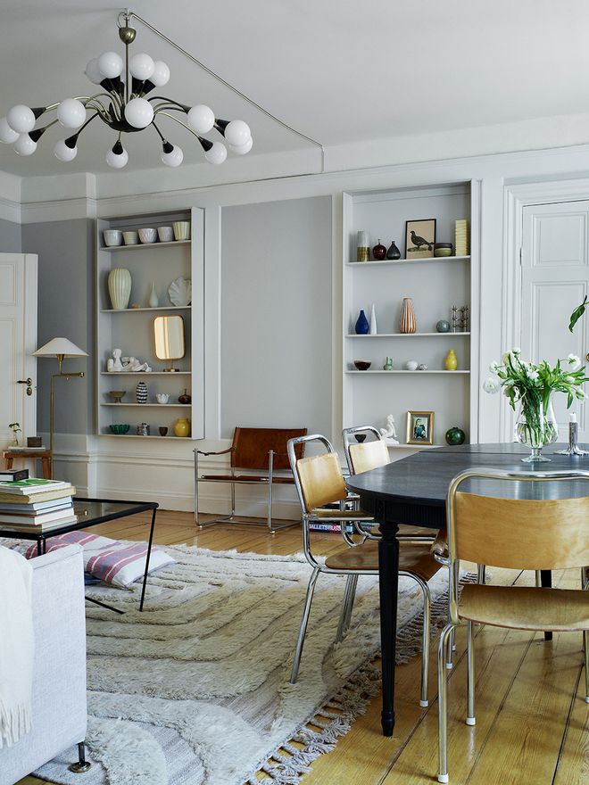 Sigfrid Billgren's home, living room