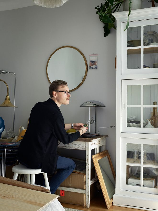 Sigfrid Billgren at his home