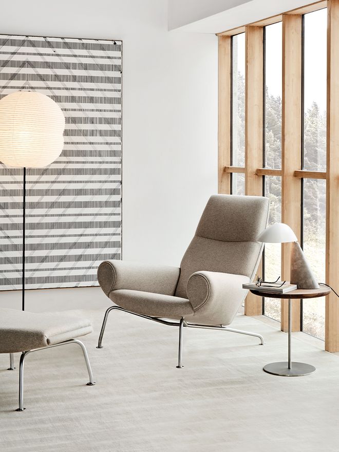 Fredericia Wegner Queen lounge chair