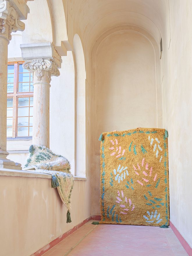 Finarte  Väre rug, 140 x 200 cm, mustard