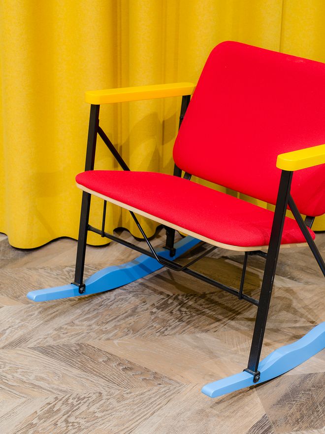 Yrjö Kukkapuro rocking chair