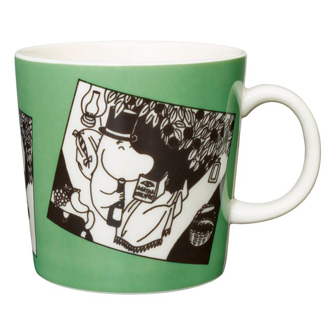 Green Moomin mug on Franckly