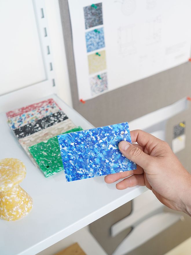 Bit Stool material sample