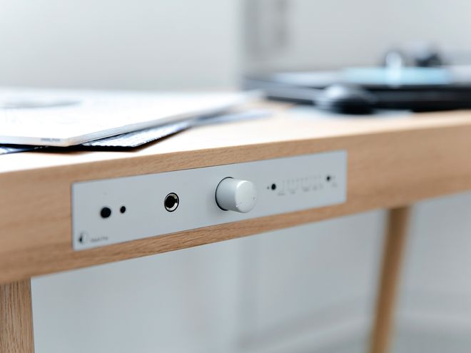 Wooden Turntable record player by Harri Koskinen