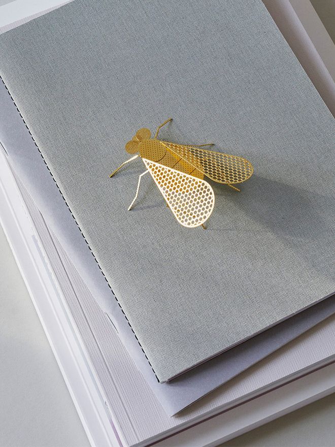 Fundamental Berlin Flatmates ornament, housefly, brass