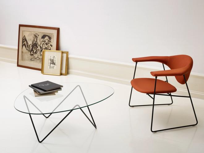 Gubi Pedrera coffee table, black