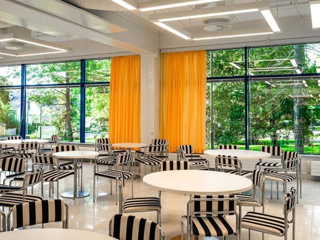The cafe in the Jyväskylä University Library