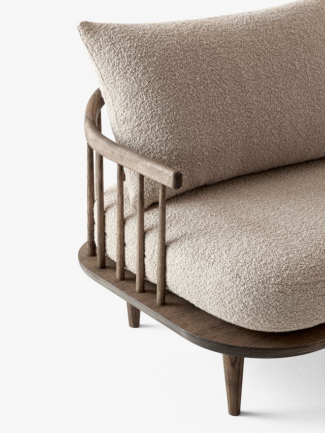 &Tradition Fly SC1 lounge chair, smoked oak - Karakorum 003