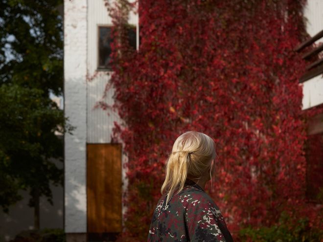 Artek’s anniversary poster depicts a detail from Aino and Alvar Aalto’s garden