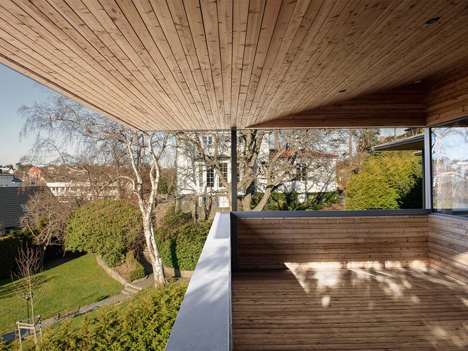 An image featuring the interior of Villa Radal, a private home designed by Olson Lyckefors architects.
