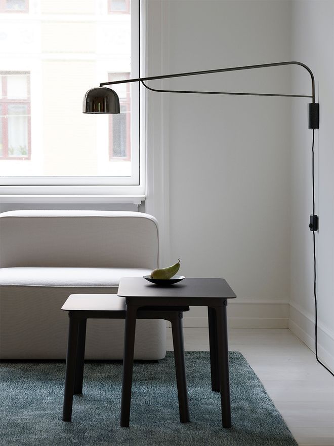 Normann Copenhagen  Grant wall lamp 111 cm, black