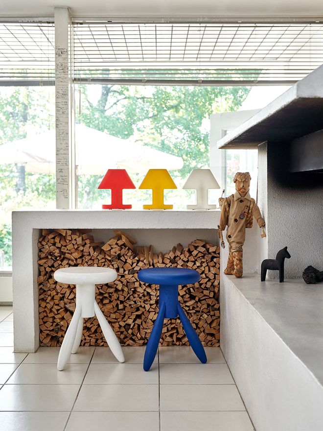 Eero Aarnio is a designer who has created Balls, Bubbles and Pastils
