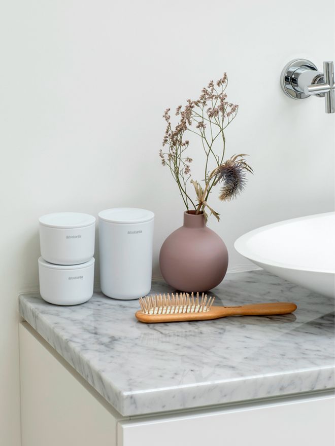 Brabantia ReNew storage pots, white