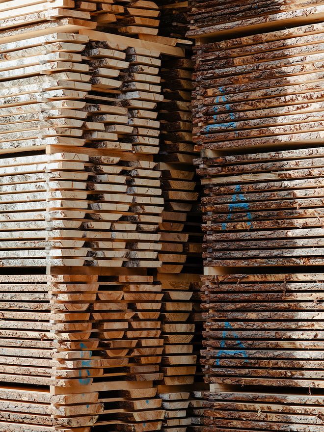 Image of timber drying